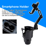 Smartphone Holder, Drink Holder, For Smartphones, Cars, 2-in-1 Cup Holder, Multi-functional, Smartphone Holder, Car Cup, 2-in-1 Drink, In-Car Holder, 360¡ã Rotation, Phone Holder, Cup Holder Included