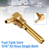 5/16" ID Hose Fuel Tank Vent 3/8"-18NPTF Thread For both small and large tanks