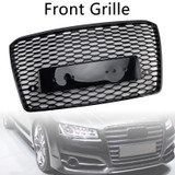 2015-2017 Audi A8 S8 RS8 Style Front Bumper Grille Black Generic