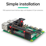 Raspberry Pi5 Dedicated POE Expansion Board 5V 4.5A Isolated Module Heat Sink