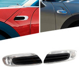 2016-2021 Mini Cooper Convertible F57 Direction Additional Turn Indicator Lamp White Left+Right 63137298347 63137298348 Generic