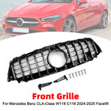 2024-2025 Mercedes Benz CLA-Class W118 C118 Front Bumper Grille