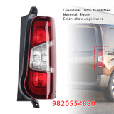 2018+ Citroen Berlingo Right Side Rear Tail Light Back Lamp 9820554880 Generic
