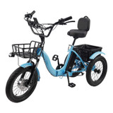 18" 48V 13AH 350W (peak 525W) Electric Trike Variable speed with IPX7 Display
