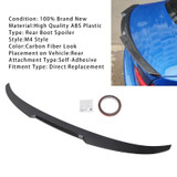2010-2017 BMW 5 Series F10 Carbon Fiber Look Rear Boot Spoiler Generic