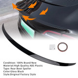 2017-2023 Tesla Model 3 Rear Boot Spoiler Gloss Black Generic