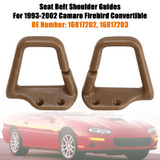 1993-2002 Camaro Firebird Convertible Tan Seat Belt Shoulder Guides HT7203/7202 Generic