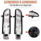 2006-2008 Mercedes-Benz CLS Mirror Turn Signal Light A024016 A2198200521 A2198200621 Generic