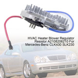 1998-2003 Mercedes-Benz CLK320 CLK430 CLK55AMG HVAC Heater Blower Regulator Resistor A2108206210 Generic
