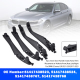 2017-2023 BMW 5 Series G30 G31 G38 4x Inner Door Handle Inside Panel Trim 51417438523 Generic