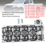 2007-2012 ISUZU D-MAX I 2.5L 3.0L Complete Assembled Cylinder Head 4JJ1-TC 4JK1-TC Generic