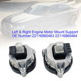 2018-2019 BMW 5 Series Left & Right Engine Motor Mount Support 22116860463 22116860464 Generic