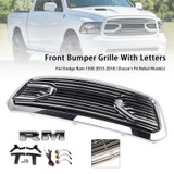 2013-2018 Dodge Ram 1500 Big Horn Style Front Bumper Grille Chrome Generic
