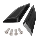 2018-2024 Ducati Panigale V2 V4 CNC Racing Mirror Block Off Blanking Plates Black Generic