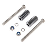 1987-2021 Kawasaki Vulcan 800 900 1500 Nomad 1600 2000 CNC 2" inch Handlebar Risers Silver Generic