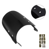 2024-2025 YAMAHA XSR 125 Windshield WindScreen Black Generic