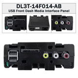 2011-2016 FORD F250 F350 SUPER DUTY USB Front Dash Media Interface Panel DL3T-14F014-AB Generic