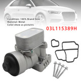 2012-2014 Audi A3 Q3 2.0L Oil Filter Housing 03L115389H Generic
