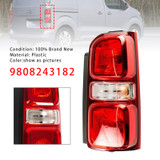 2019-2021 Vauxhall Vivaro Right Rear Tail Light Halogen 9808243182 Generic