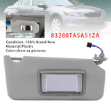 2008-2017 Honda Accord Gray Right Side Sun Visor 83280TA5A51ZA Generic
