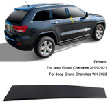 2011-2022 Jeep Grand Cherokee/ WK Right Front Door Pillar Window Trim Applique B 57010444 Generic