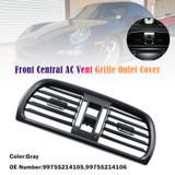 2004-2012 Porsche Carrea Targa GT2 GT3 997 Front Central AC Vent Grille Oulet Cover Panel Gray 99755214106 Generic
