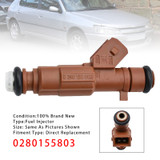 1998-2000 FIAT Ulysse I 1Pcs Fuel Injector 0280155803 Generic