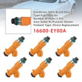 2014-2019 Infiniti QX70 QX50 Q70 3.7L V6 6Pcs Fuel Injector 16600-EY00A Generic