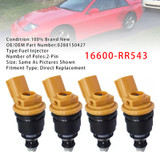 1990-1996 Nissan 300ZX Twin Turbo 3.0L V6 4Pcs Fuel Injector 16600-RR543 Generic