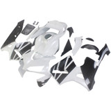 2003-2004 Honda CBR600RR Amotopart Fairings White & Black Honda Racing Customs Fairing