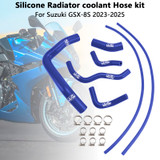 2023-2025 Suzuki GSX-8S Silicone Radiator coolant Hose kit Blue Generic