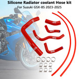 2023-2025 Suzuki GSX-8S Silicone Radiator coolant Hose kit Red Generic