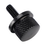 1996-2023 Touring Softail Dyna Sportster Model 1/4-20 Knurled Seat Bolt Screw Black Generic