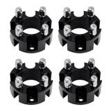 Yamaha Club Car Ezgo 2 Inch Golf Cart Wheel Spacers Kit With Lug Nuts Black Generic