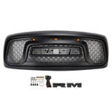 2002-2005 Dodge RAM 1500 2500 3500 Front Bumper Grille Rebel Style Generic