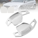 2008-2014 Audi A3 A4 A5 A6 TT Q5 Steering Wheel Paddle Shifter Aluminium Silver Generic
