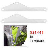 LS Truck/SUV LS1 LSX LM7 LR4 LQ4 L92 L96 2 Pack Iron Block Drill Template to Mount Alternator 551445 Generic
