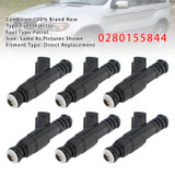2004-2010 Jeep Cherokee Commander Grand Cherokee 6Pcs Fuel Injector 0280155844 Generic