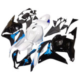 2009-2012 Honda CBR600RR Amotopart Fairings White Black Blue Coin RR Racing Customs Fairing