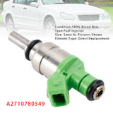 2002-2008 Mercedes-Benz C-CLASS E-CLASS 1Pcs Fuel Injector M271 A2710780549 Generic