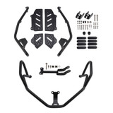 2022-2025 HONDA ADV350 Upper + Lower Engine Guard Frame Crash Bar Kit Black Generic