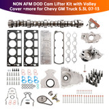2007-2013 Chevy GM Truck 5.3L NON AFM DOD Cam Lifter Kit with Valley Cover +more Generic