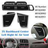 2009-2017 Audi Q5 SQ5 Front Dashboard Center AC Air Vent Grille Cover Bezel 8R1820901 Generic