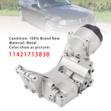 BMW E85 E46 E39 320i 330i X5 525i 528i 530i X3 Engine Oil Cooler  Filter Housing 11421713838 Generic