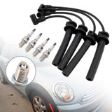 2002-2008 Cooper S 1.6L L4 4PCS Spark Plugs Wire Set 54058 Generic