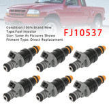 1999-2000 Mazda B3000 V6 6Pcs Fuel Injector FJ10537 Generic