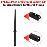675364 Pitch Arm Overall Length 33" for Lippert Solera 63" Overall Awning