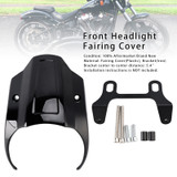 2018-2024 Harley Softail Breakout Front Headlight Fairing Cover Black Generic