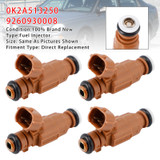 1998-2001 Kia Sephia L4 1.8L 4Pcs Fuel Injector 0K2A513250 9260930008 Generic