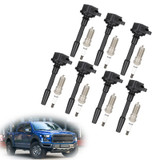 2018-2020 Ford Mustang V8 5.0L 7xIgnition Coils Spark Plugs UF835 Generic